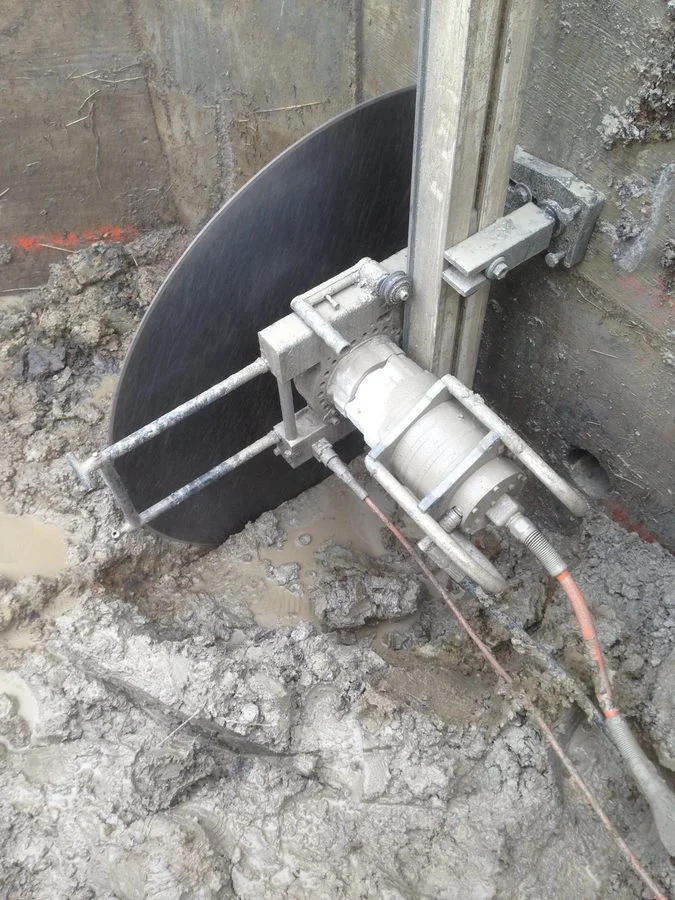 Wall cutting equipment